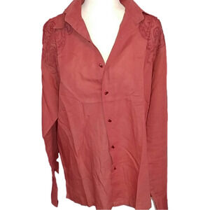 Jahan Pamah Linen Button Dress Shirt 42